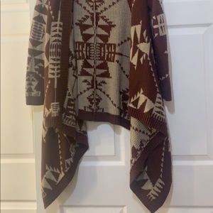 Burgaunfy long sleeve cardigan